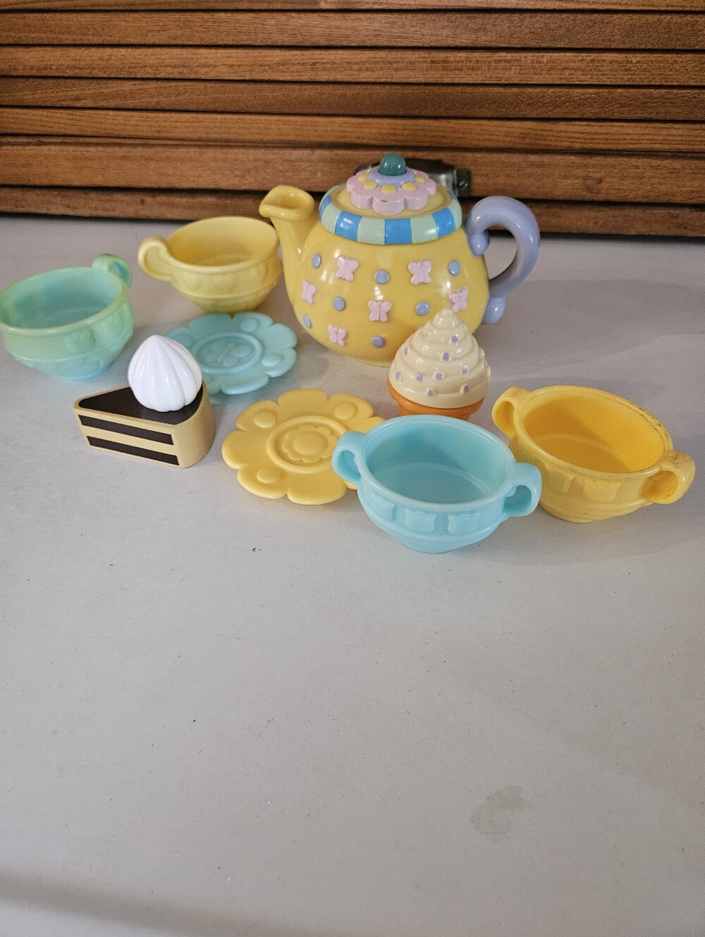 💜2/$15 Fisher Price Singing Teapot And Replacement Accessories Tea Set